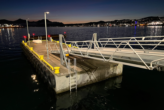 Flytekai med kjørbar landgang - Imes Eiendom, Tromsø