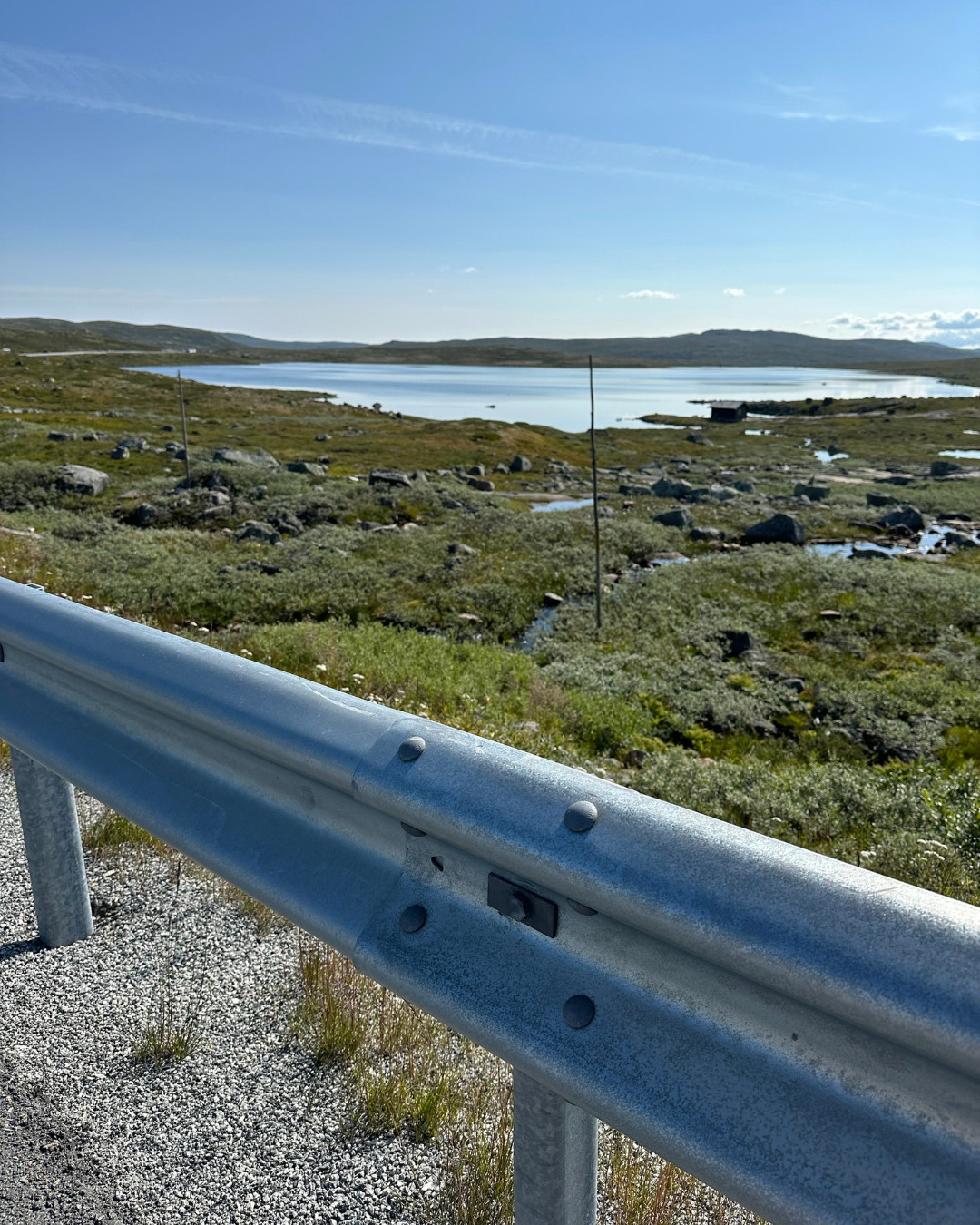 Rekkverk på Hardangervidda