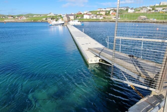 Shetland - Symbister Marina.