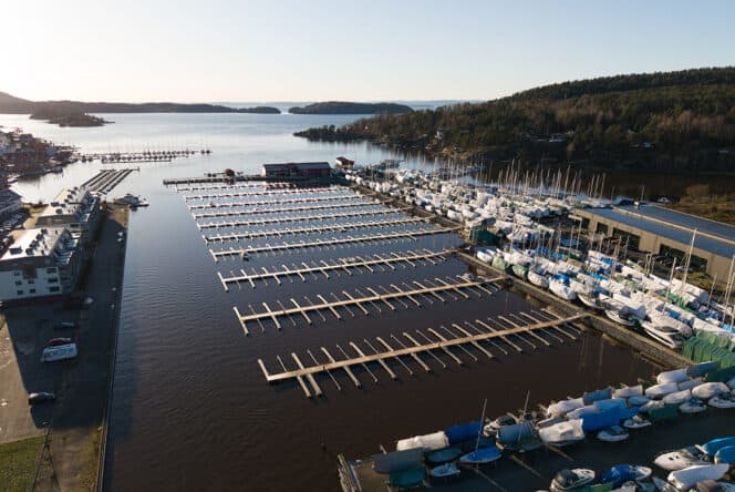 Sonskilen Båthavn. Foto: Teodor Tomter Liland